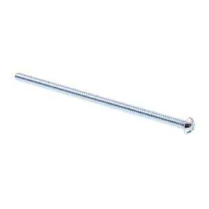 #10-24 x 4 in. Zinc Plated Steel Phillips/Slotted Combination Drive Round Head Machine Screws (100-Pack)
