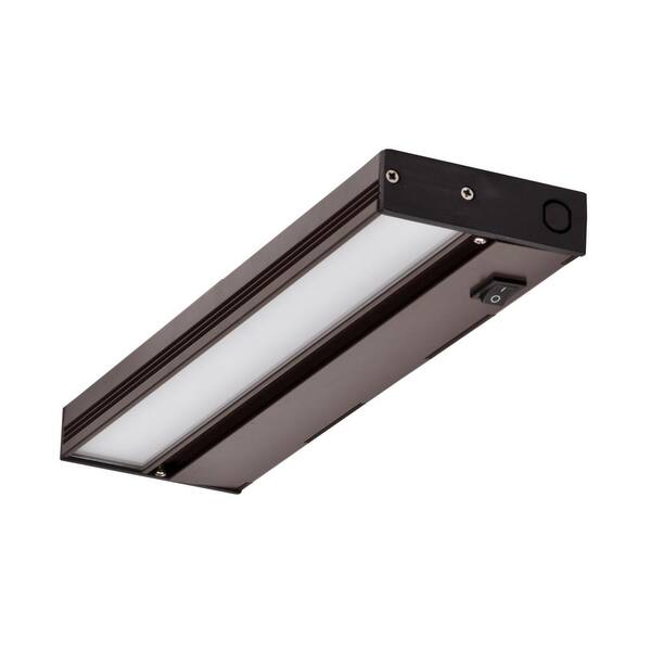 NICOR NUC 12 in. LED Oil-Rubbed Bronze Dimmable Under Cabinet Light for Hardwire Installation