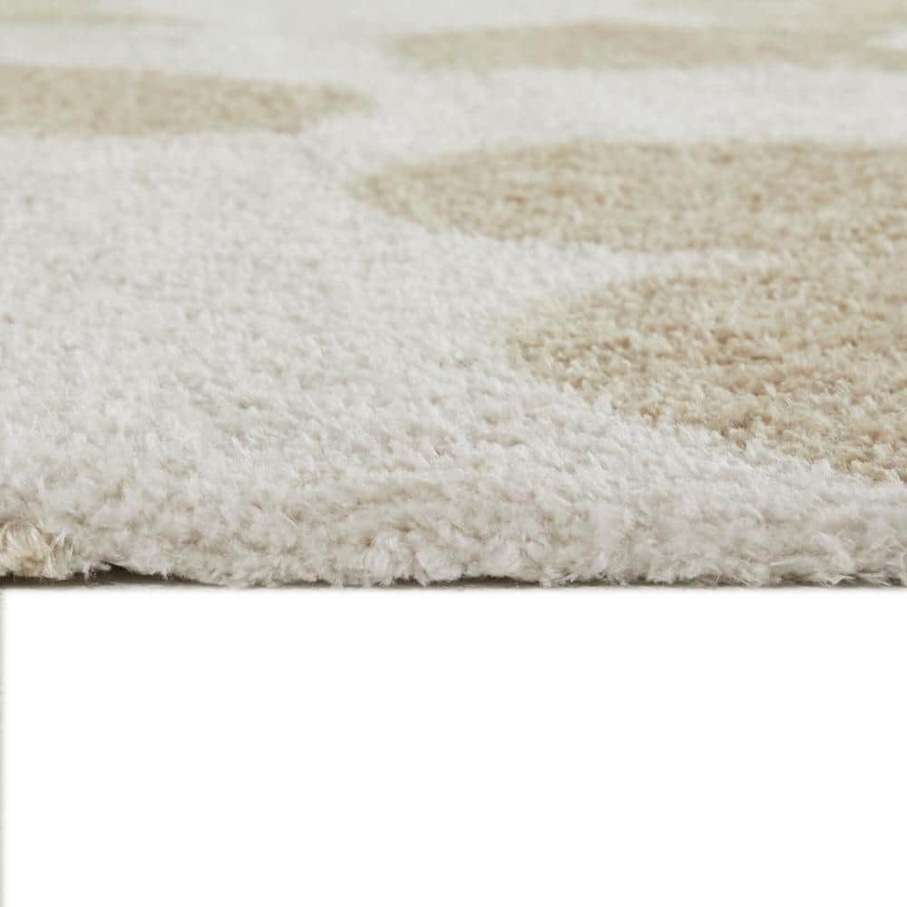 Cesaire Beige Geometric Kids' Area Rug, 8 ft x 10 ft