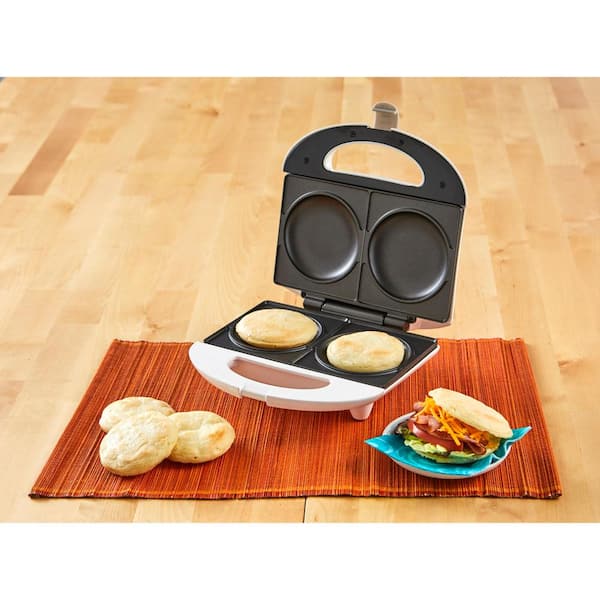 Electric Arepa Grill Maker With Nonstick Surface Dough Press 6 Authentic  Arepas in Minutes 1200 Watts