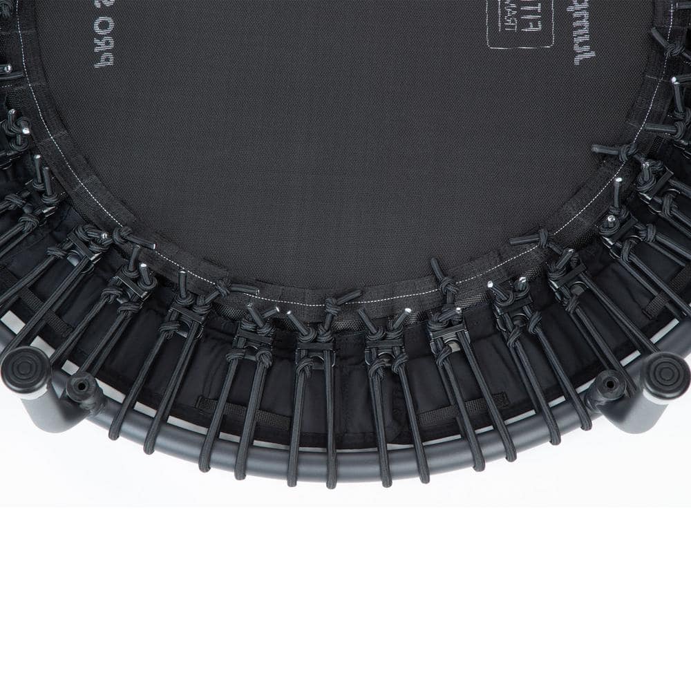 JumpSport PRO Black 45-Inch Round Fitness Trampoline with Enclosure