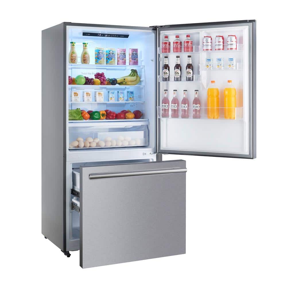 31" Milano Espresso Bottom Freezer Right Swing Door Refrigerator, 17.2 cu. ft.