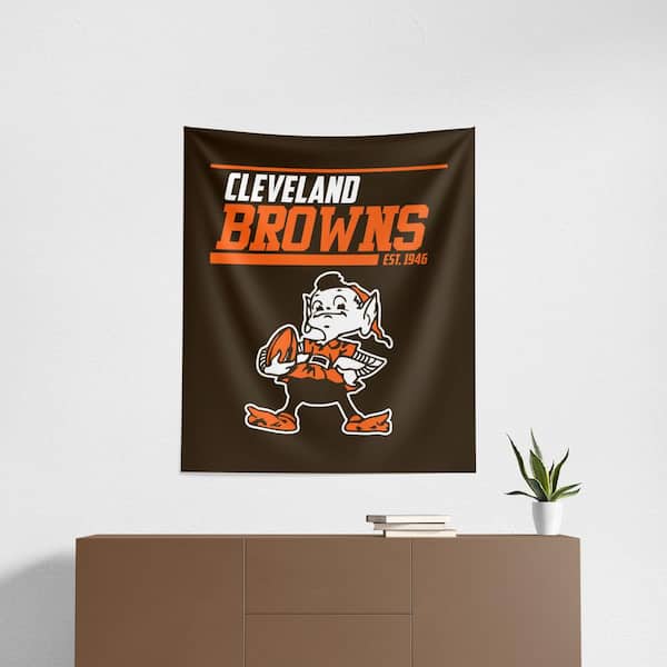 THE NORTHWEST GROUP NFL Browns 40 YD Dash Legacy Printed Wall Hanging