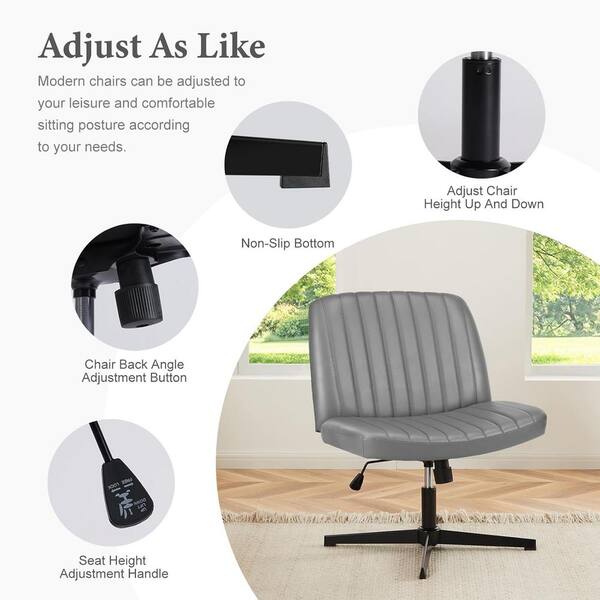 Taburete Ergonómico De Sillín Physa York Gris Oscuro - Silla De Montar Para Oficina O Casa