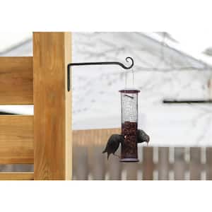 Cubilan 16 in. Hanging Plant Hanger Outdoor Bird Feeder Wall Hooks Metal  B08612BMGW - The Home Depot