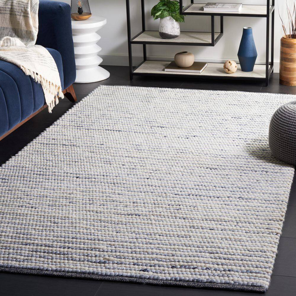 Natura 5 X 8 Ivory/Blue Solid Color Area Rug price history on PriceWatchPro