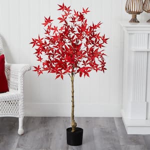 4 ft. Autumn Maple Artificial Fall Tree