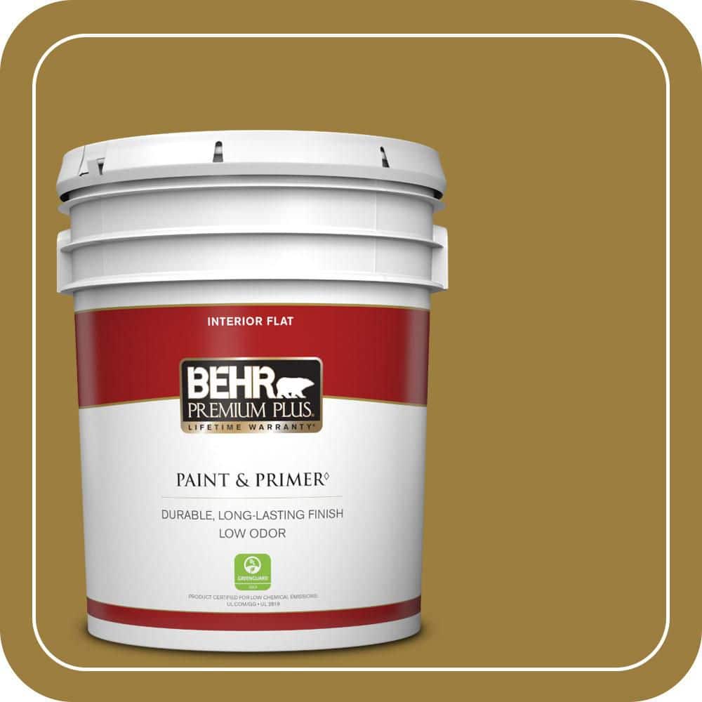 5 gal. #S-H-380 Burnished Bronze Flat Low Odor Interior Paint & Primer price history on PriceWatchPro