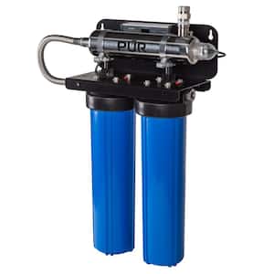 15 GPM Whole Home Ultraviolet Water Disinfection and Filtration System with Mounting Rack