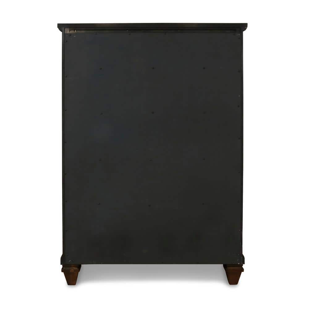 Sevilla Walnut Finish Acacia Wood King Bedroom Set