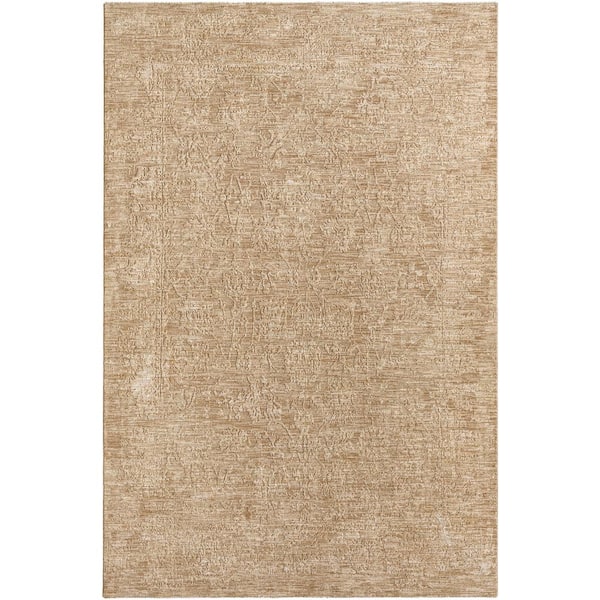 Livabliss Masterpiece Beige/Tan Traditional 8 ft. x 10 ft. Indoor Area Rug