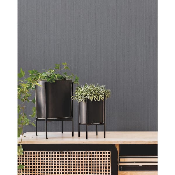Warren Blue Striated Wallpaper