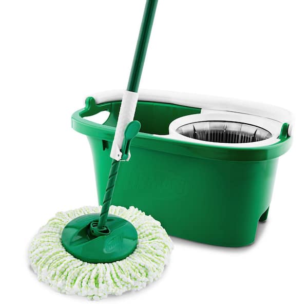 Libman Microfiber Wet Tornado Spin Mop and Bucket Floor Cleaning System