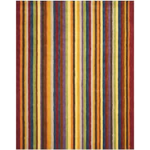 Himalaya Red/Multi 10 ft. x 14 ft. Striped Area Rug