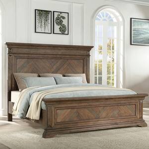 Koble Reclina Oak Upholstered Lift-Up Storage Bed - King HM-BD004