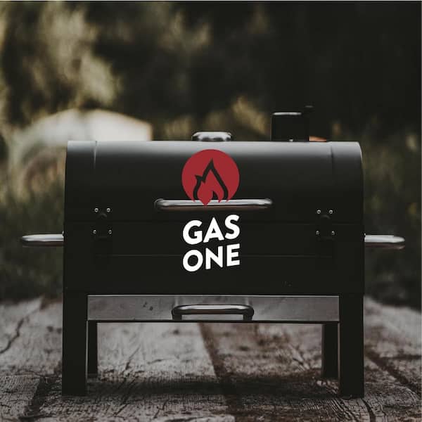 GASONE Portable Charcoal Grill 18-inch Tabletop Grill in Black