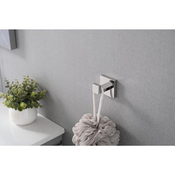 2 -Piece Bath Hardware Set with Mounting Hardware in Chrome