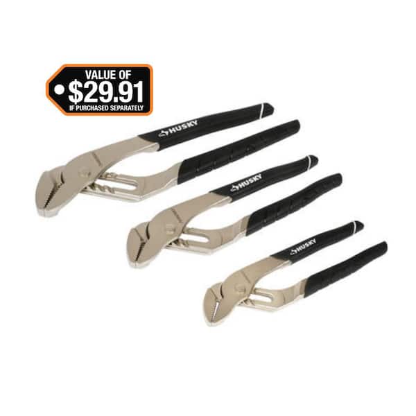 3-Piece Groove Joint Pliers Set