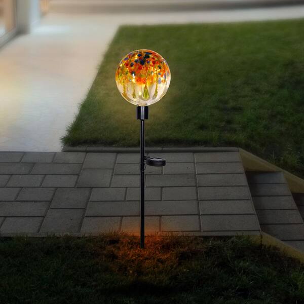 Solar rainbow stake lights hot sale
