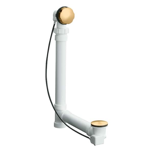 KOHLER Clearflo Cable Bath Drain in Vibrant Brushed Bronze