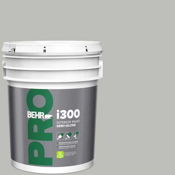 BEHR PRO 5 gal. #T16-11 Celadon Semi-Gloss Interior Paint