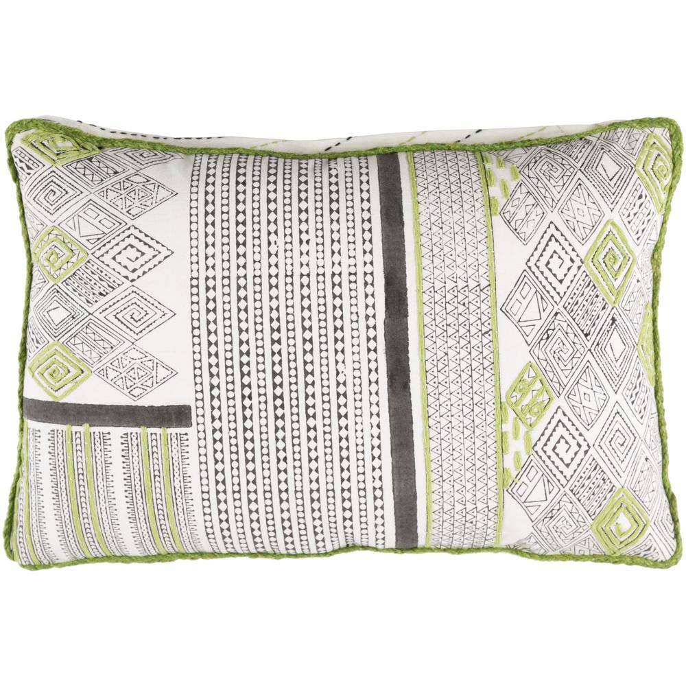 Artistic Weavers Poynter Green Graphic Polyester 19 in. x 19 in. Throw