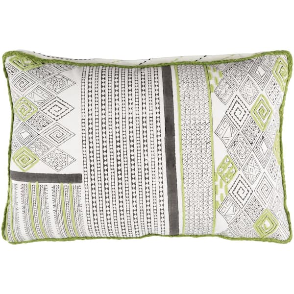 Artistic Weavers Poynter Green Graphic Polyester 19 in. x 19 in. Throw Pillow