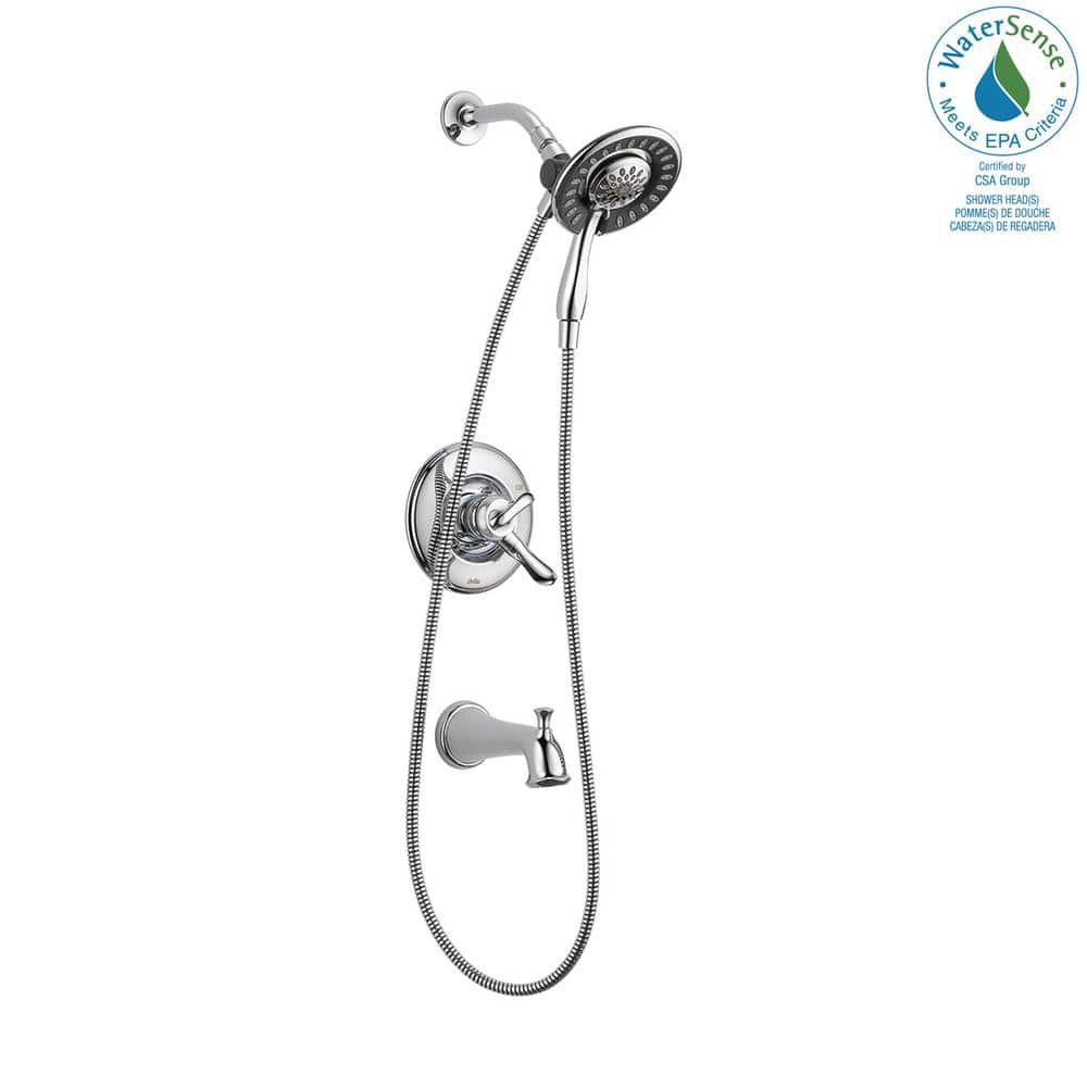 Chrome Multi-Function Handheld Wall Mounted Shower System