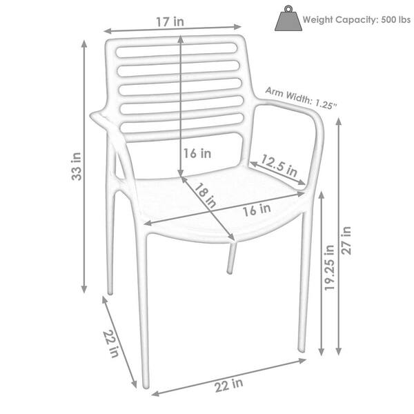 hawkspur wicker outdoor dining chair