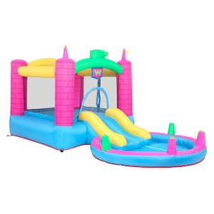 Kids Spray Water Jumper Bounce House with UL Certified Air Blower