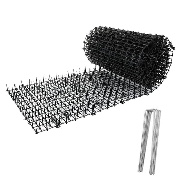 12 in. x 13 ft. Cat Deterrent Mat with Spikes for Indoor/Outdoor Use, Protects Gardens, Furniture, and More