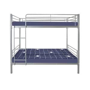 Gray Twin Bunk Bed for Kids Daybed