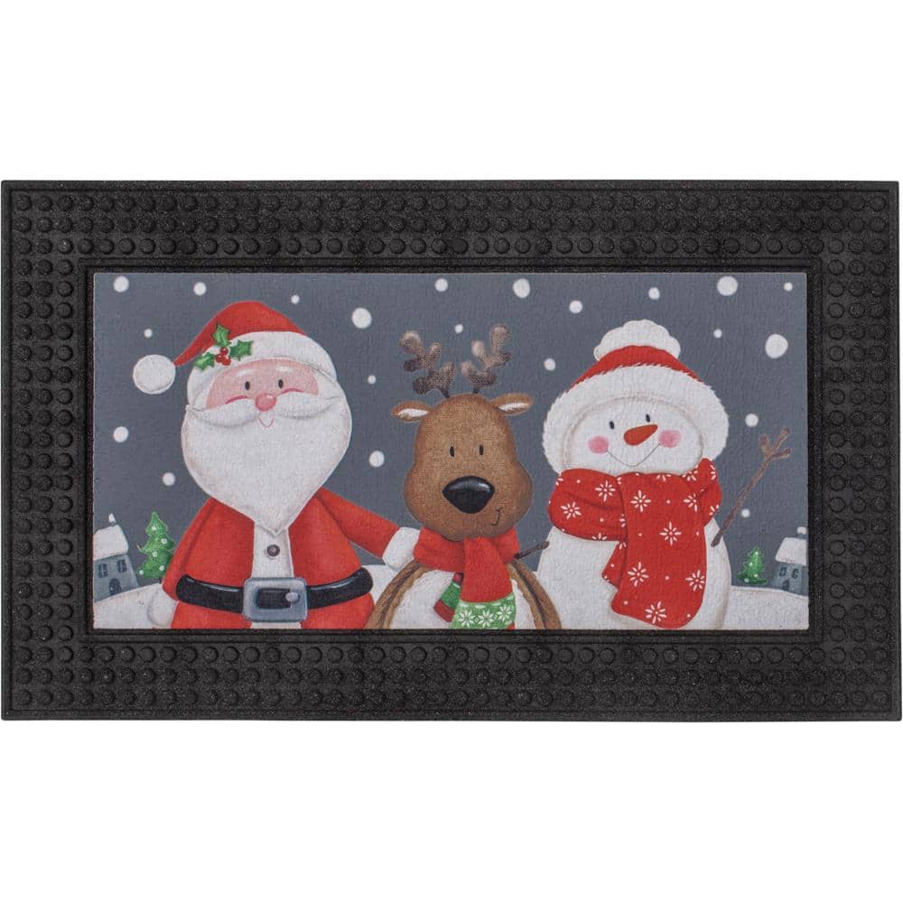 Musical Christmas Doormat Sensor Plays Jingle Bells Merry Christmas 