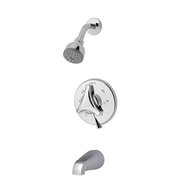 Symmons Origins Temptrol 1-Handle Tub and Shower Faucet Trim Kit in Chrome (Valve not Included)