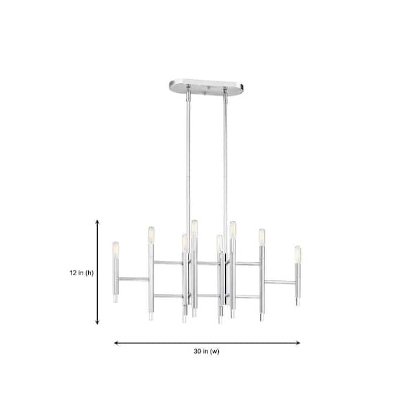 Designers Fountain Jessa Chrome Mid-century Geometric Kitchen Island Light Designers Fountain Jessa Chrome Mid-century Geometric Kitchen Island Light