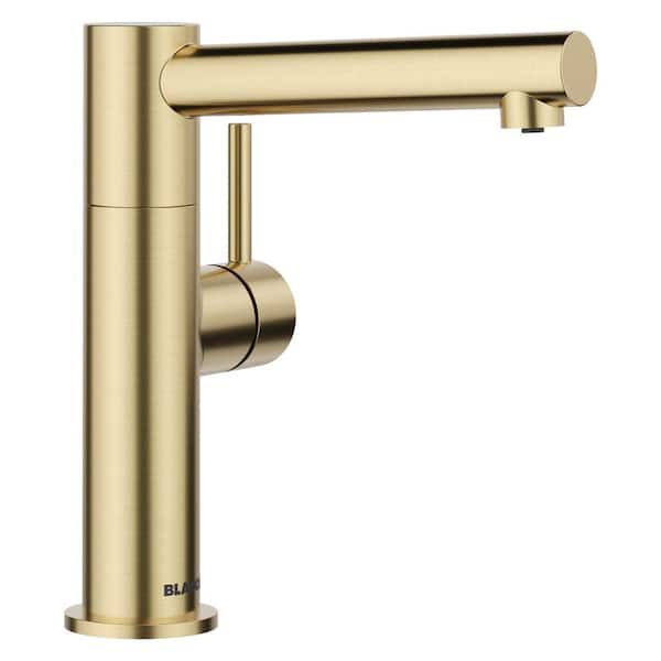 Alta II 1 Handle Beverage Faucet in Satin Gold