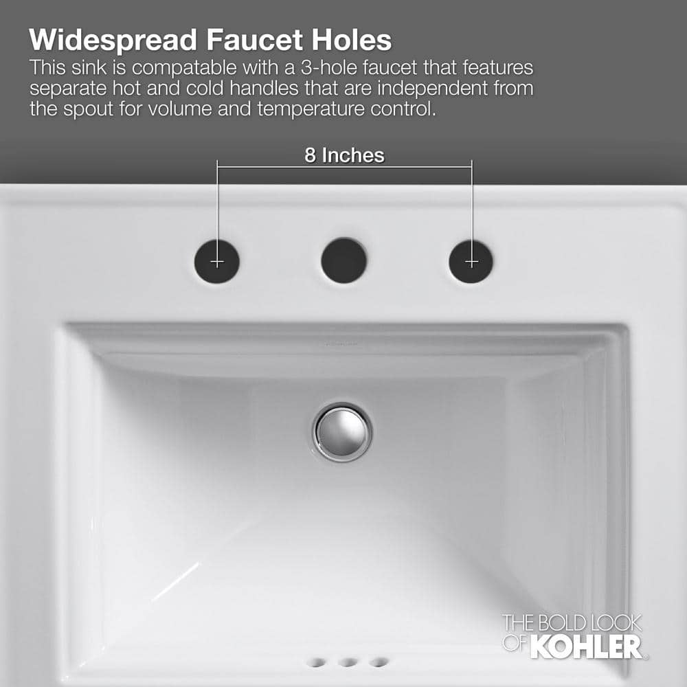 Bryant 20'' White Ceramic Oval Bathroom Sink with Overflow