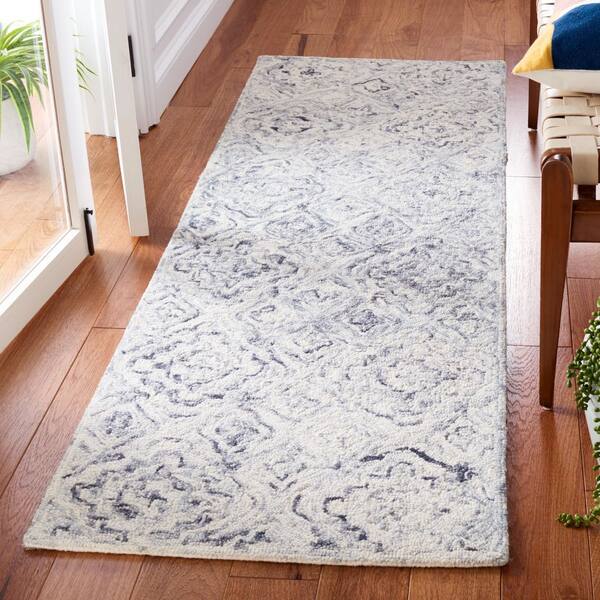 Gradation Tufted Striped Nonskid Bath Rug Runner