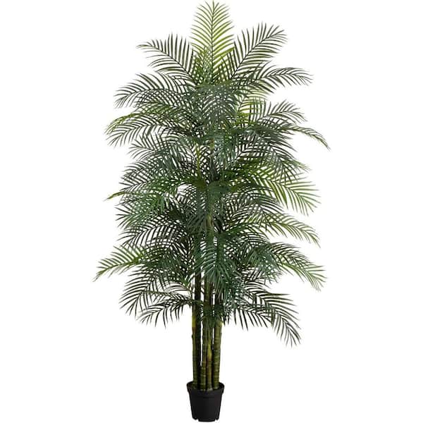 9 ft. UV Resistant Artificial Areca Palm Tree (Indoor/Outdoor)