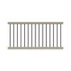 Barrette Outdoor Living Bella Premier Series 6 ft. x 36 in. Clay Vinyl Level Rail Kit with Aluminum Balusters 73053659