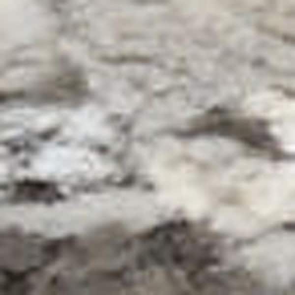 6' X 9' Ivory and Gray Abstract Non Skid Area Rug