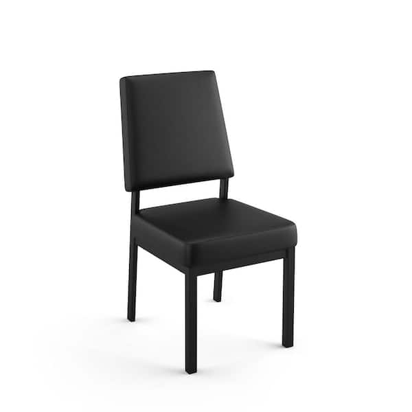 Avery black leather chair new arrivals