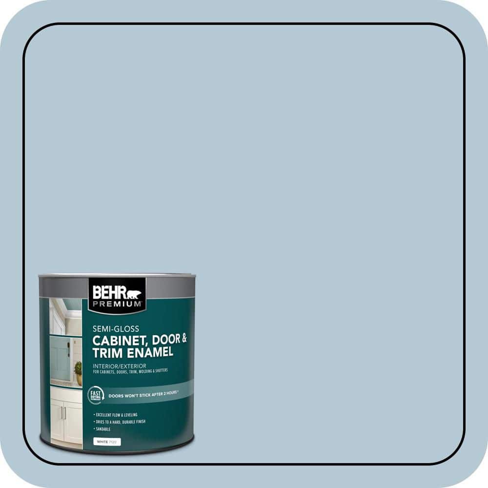 BEHR PREMIUM 1 qt. #HDC-CT-16A English Hollyhock Semi-Gloss Enamel
