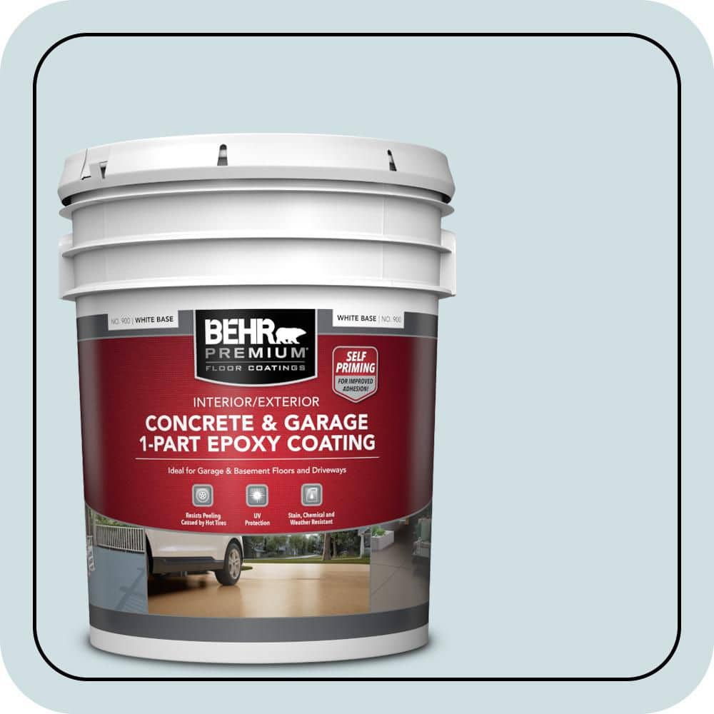 5 gal. #HDC-CT-16B Waterfall Self-Priming 1-Part Epoxy Satin Interior/Exterior Concrete and Garage Floor Paint price history on PriceWatchPro