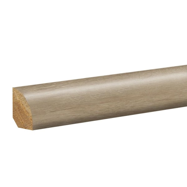 PERFORMANCE ACCESSORIES Shelburne 0.62 in. T x 0.75 in. W x 94.5 in. L Textured Wood Look Laminate Moulding/Trim Quarter Round Molding