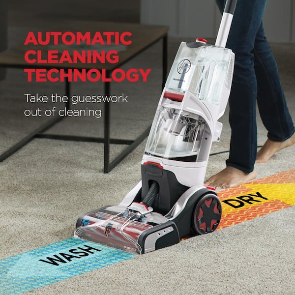 Hoover SmartWash Advanced Upright Automatic Carpet Cleaner with 64 oz. Renewal Carpet Cleaning Solution