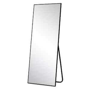 71 in. x 32 in. Classic Rectangle Framed Black Vanity Mirror