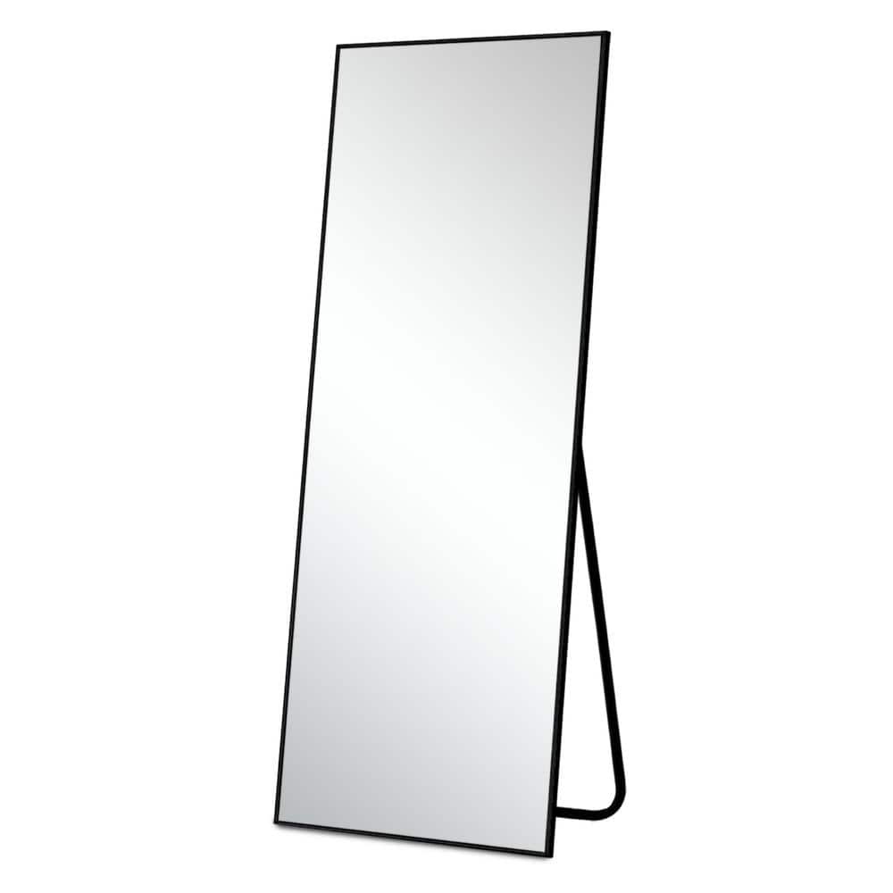 71 in. x 32 in. Classic Rectangle Framed Black Vanity Mirror