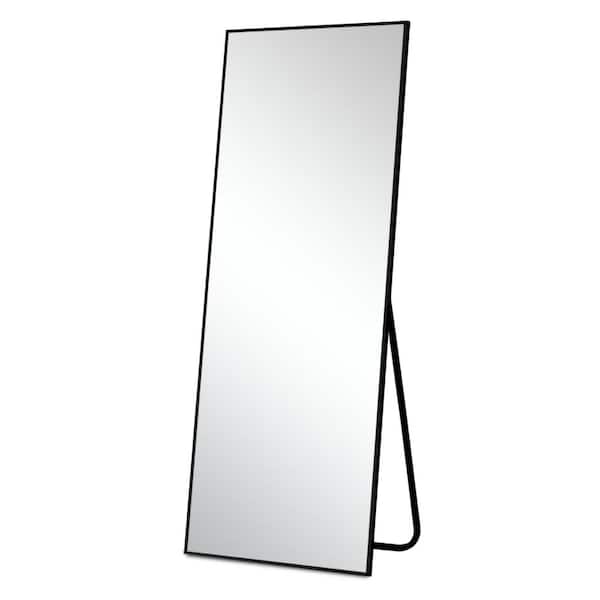 Lirago 71 in. x 32 in. Classic Rectangle Framed Black Vanity Mirror