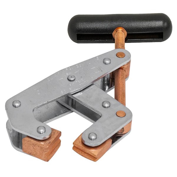 Kant-Twist 2-1/2 in. Jaw Urethane Pad Deep Reach Weaver-Grip T-Handle Cantilever Clamp
